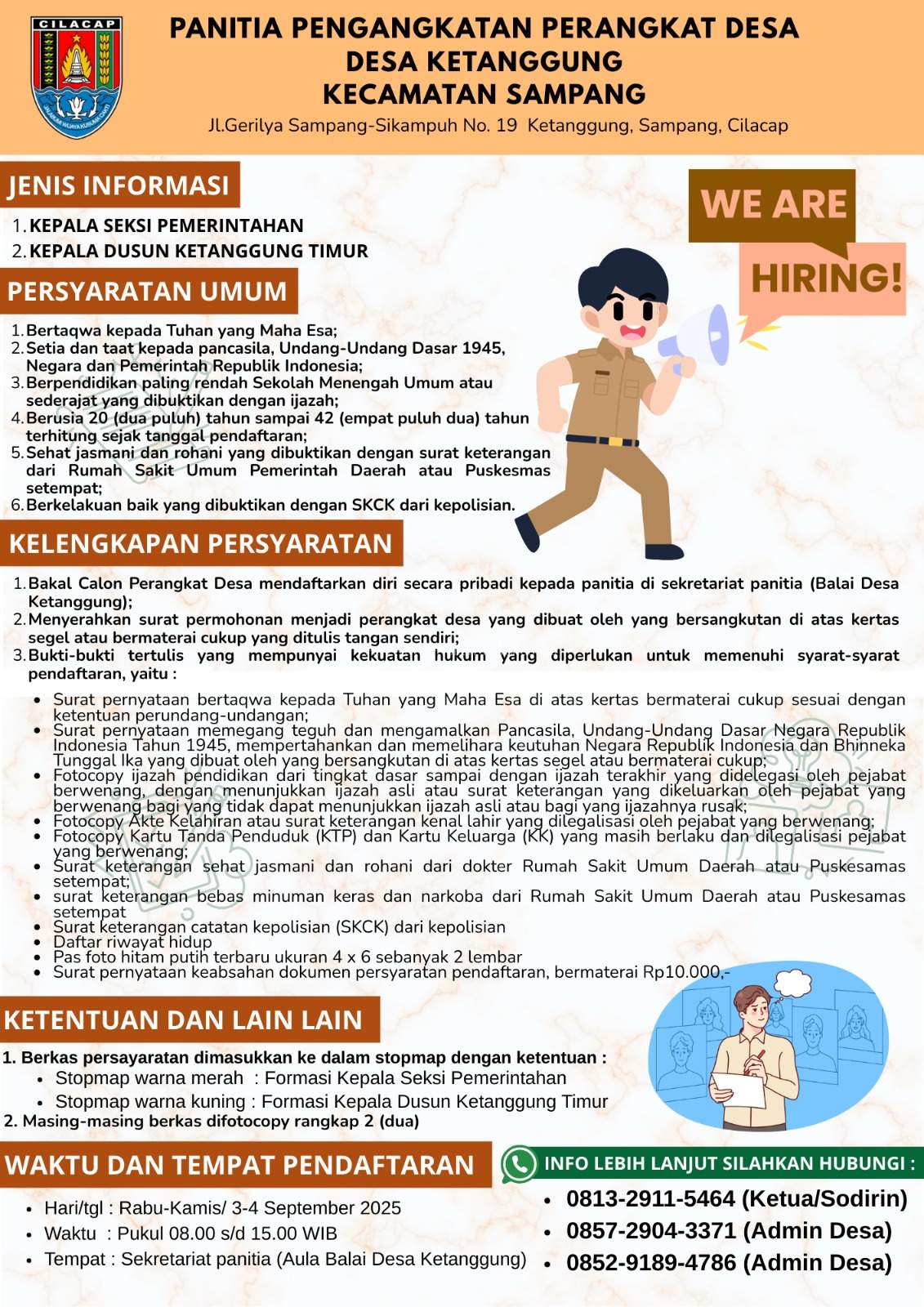 Pengisian Kekosongan Perangkat Desa